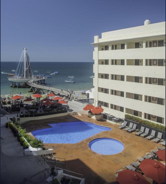 Hotel Delfin Vista Pier Beach Front Puerto Vallarta Exterior foto